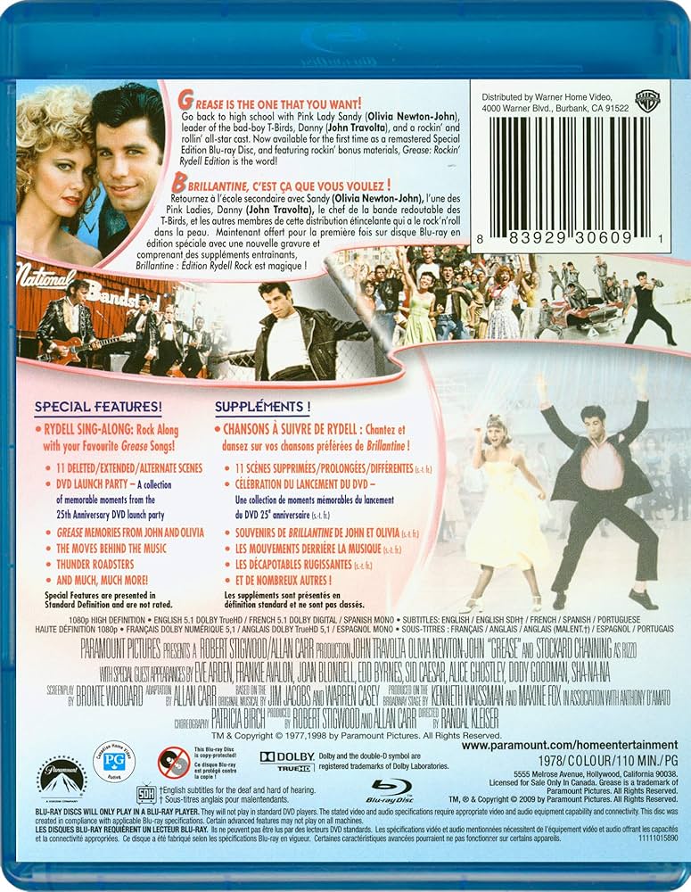 (未使用･未開封品)　Grease: Rockin Rydell Edition / [DVD] [Import] ar3p5n1 s-l400.jpg